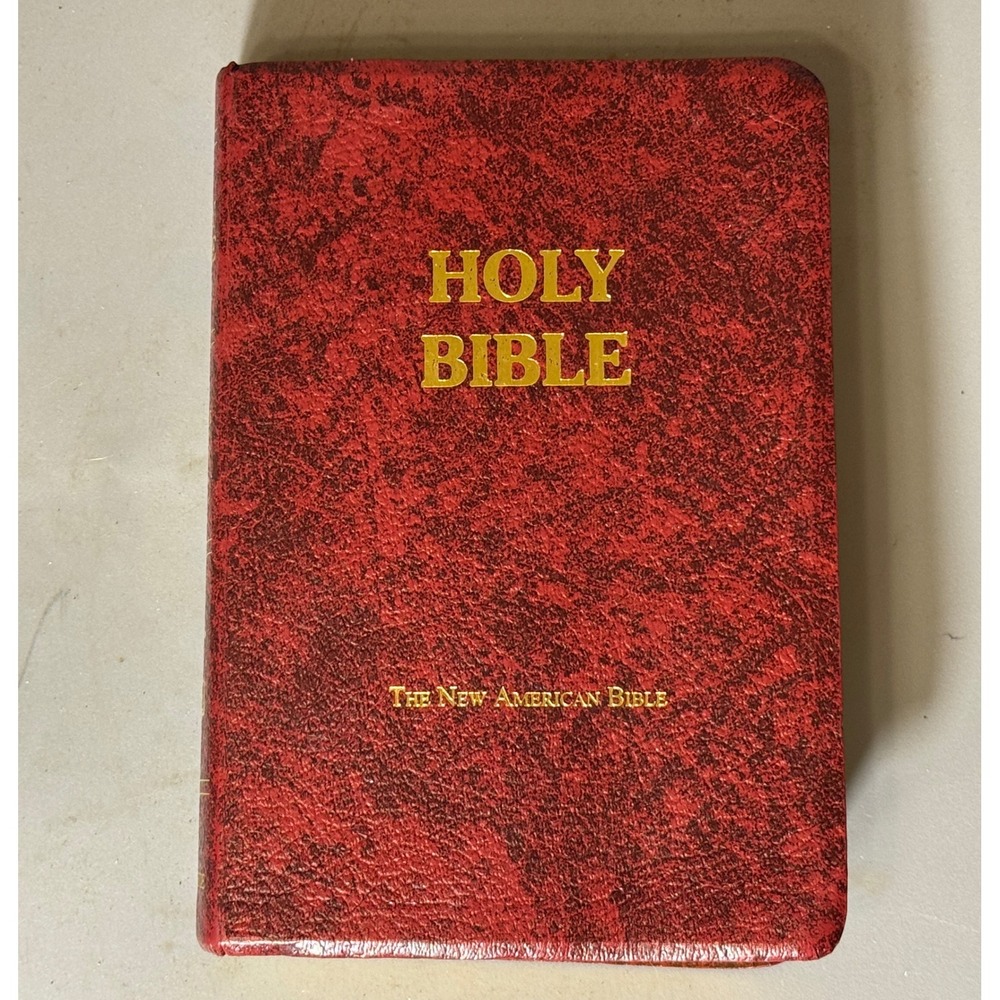 Fireside Study Edition The New American Bible Red Catholic 1996-1997 Edition